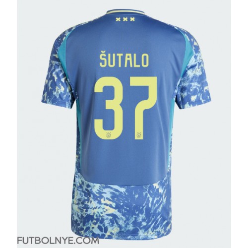 Camiseta Ajax Josip Sutalo #37 Visitante Equipación 2024-25 manga corta